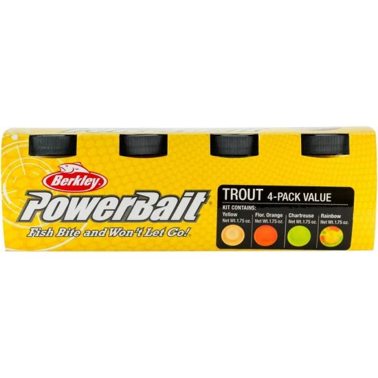 Pasta Flotanta Berkley Powerbait Trout Bait Assortment, 4buc/pac