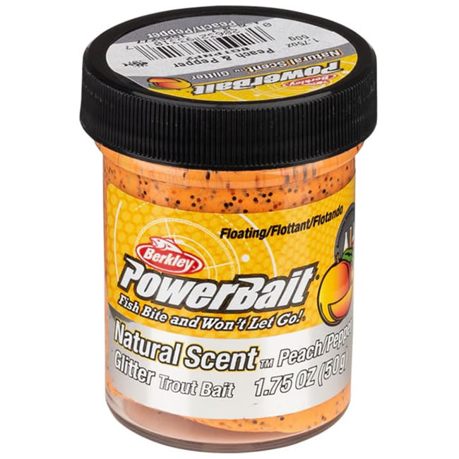 Pasta Flotanta Berkley PowerBait Natural Trout Bait Fruits, Peach &amp; Pepper