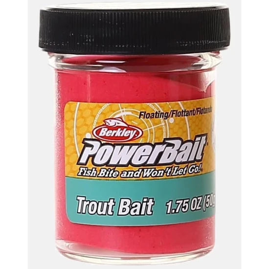 Pasta Flotanta Berkley Powerbait Trout Bait, Fluorescent Red