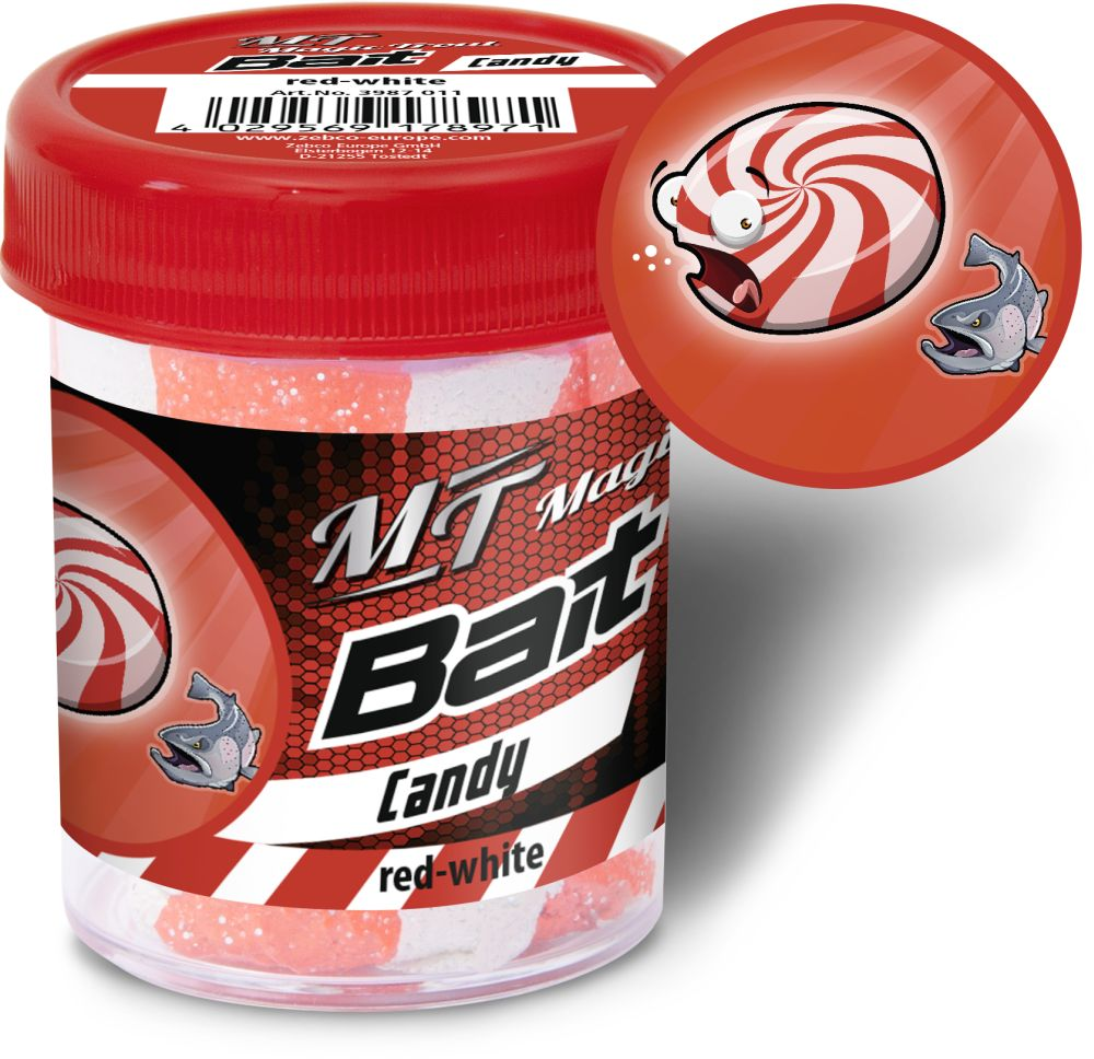 Pasta Magic Trout Bait Taste 50g rosu/alb Candy