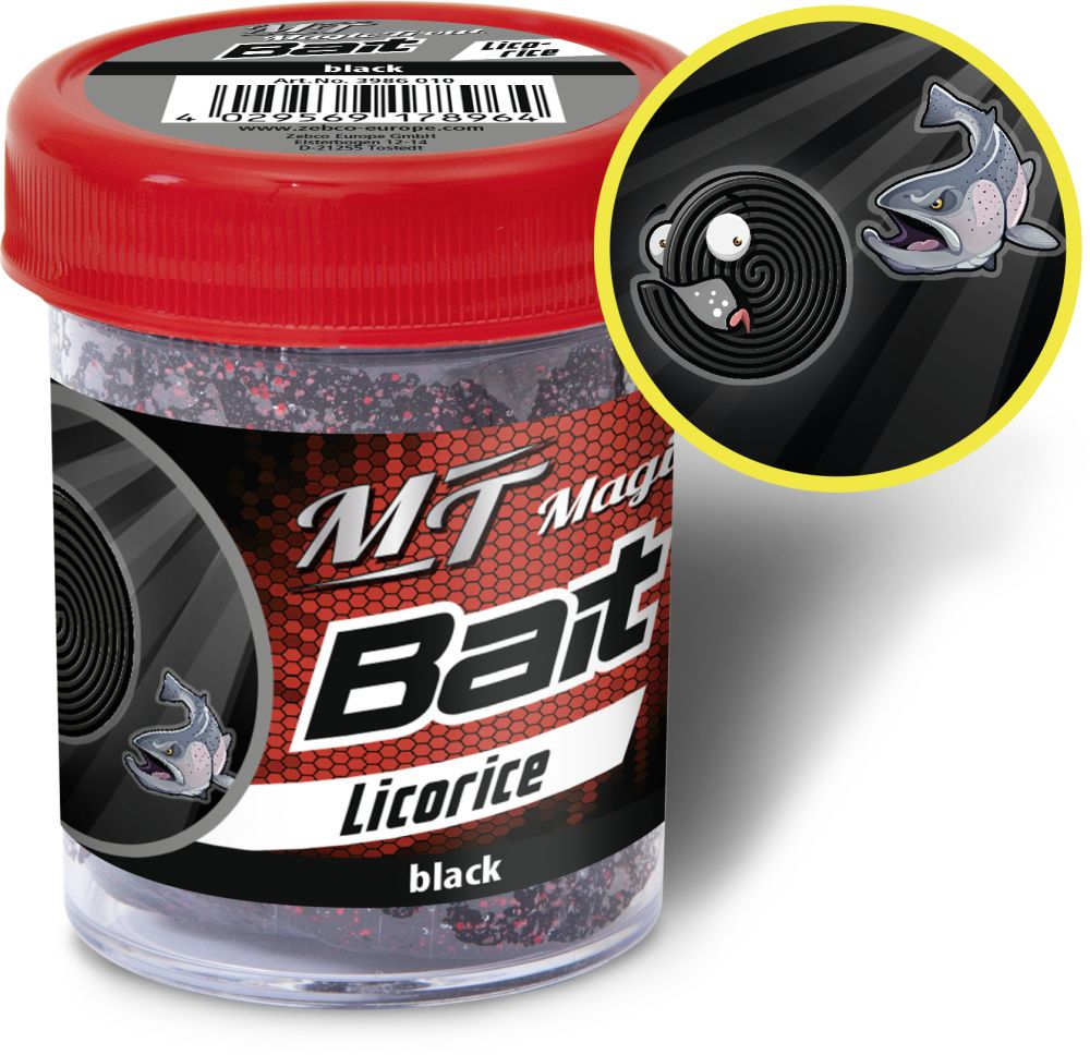 Pasta Magic Trout Trout Bait Taste 50g black Liquorice