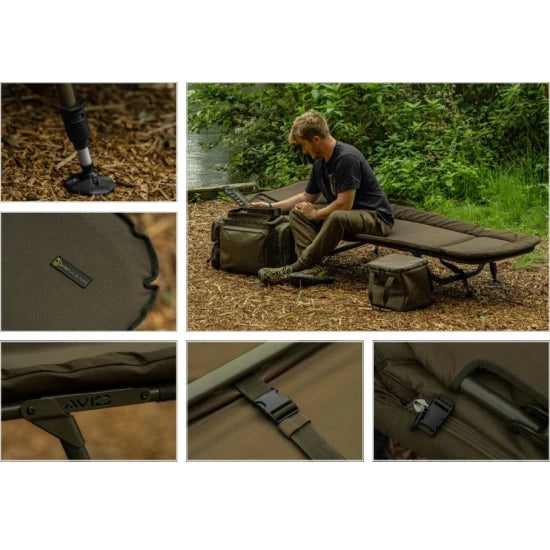 Pat Avid Carp Revolve Bed 6 Picioare 200x80x42cm