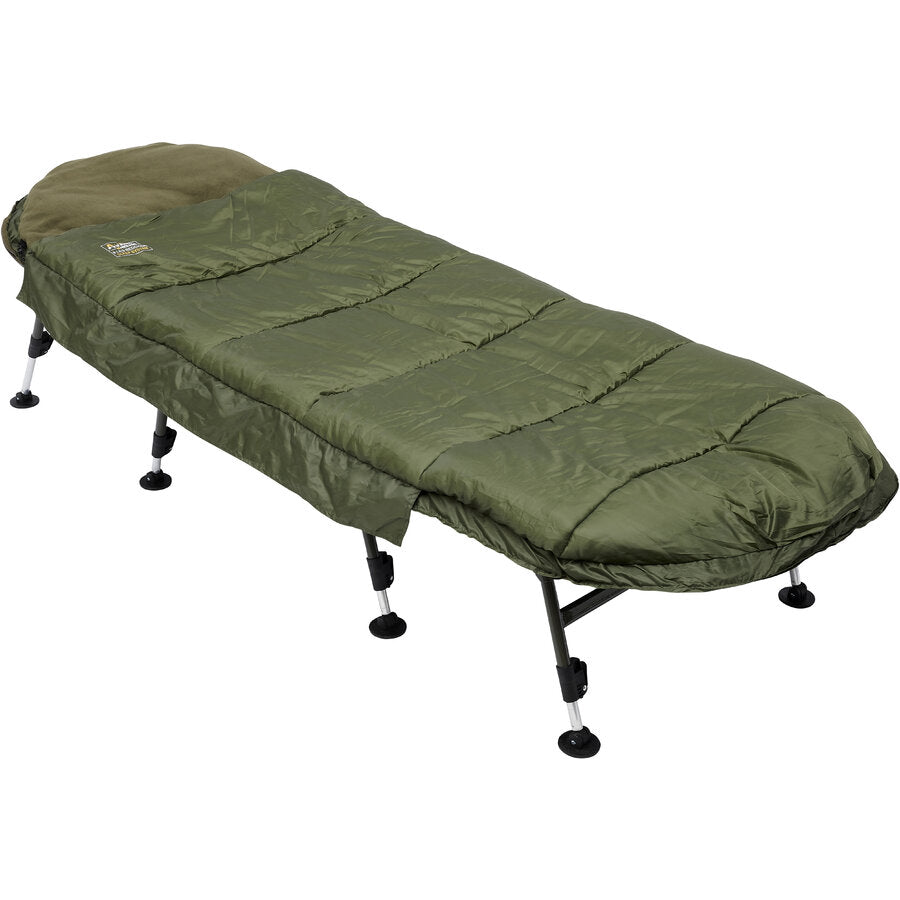 Pat Prologic Avenger Camo 8 Picioare cu Sac de Dormit 190x70cm