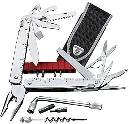 Patent Multifunctional Victorinox Swiss Tool X Plus cu Teaca Nylon - 3.0338.N
