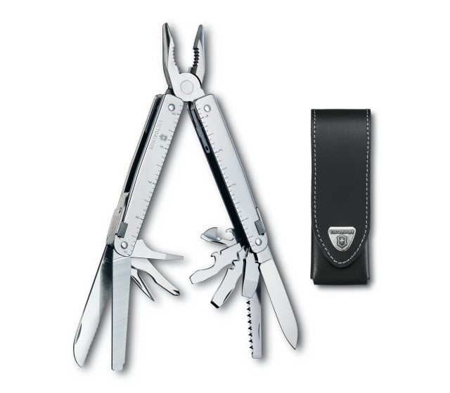 Patent Multifunctional Victorinox Swiss Tool cu Teaca Piele - 3.0323.L