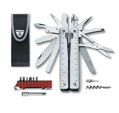 Patent Multifunctional Victorinox SwissTool X cu Clichet, Teaca Nylon - 3.0339.N