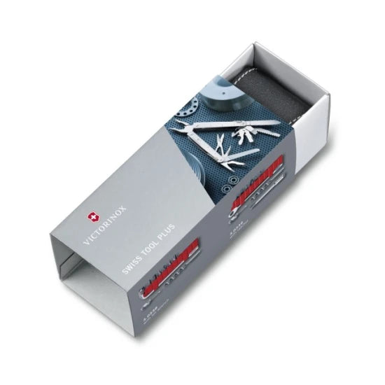 Patent Multifunctional Victorinox Swisstool X Cu Clichet, Teaca Piele - 3.0339.l