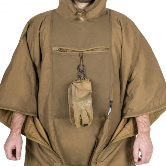Patura Multifunctionala Helikon Tex Swagman Roll Poncho Coyote Brown, 145x200cm