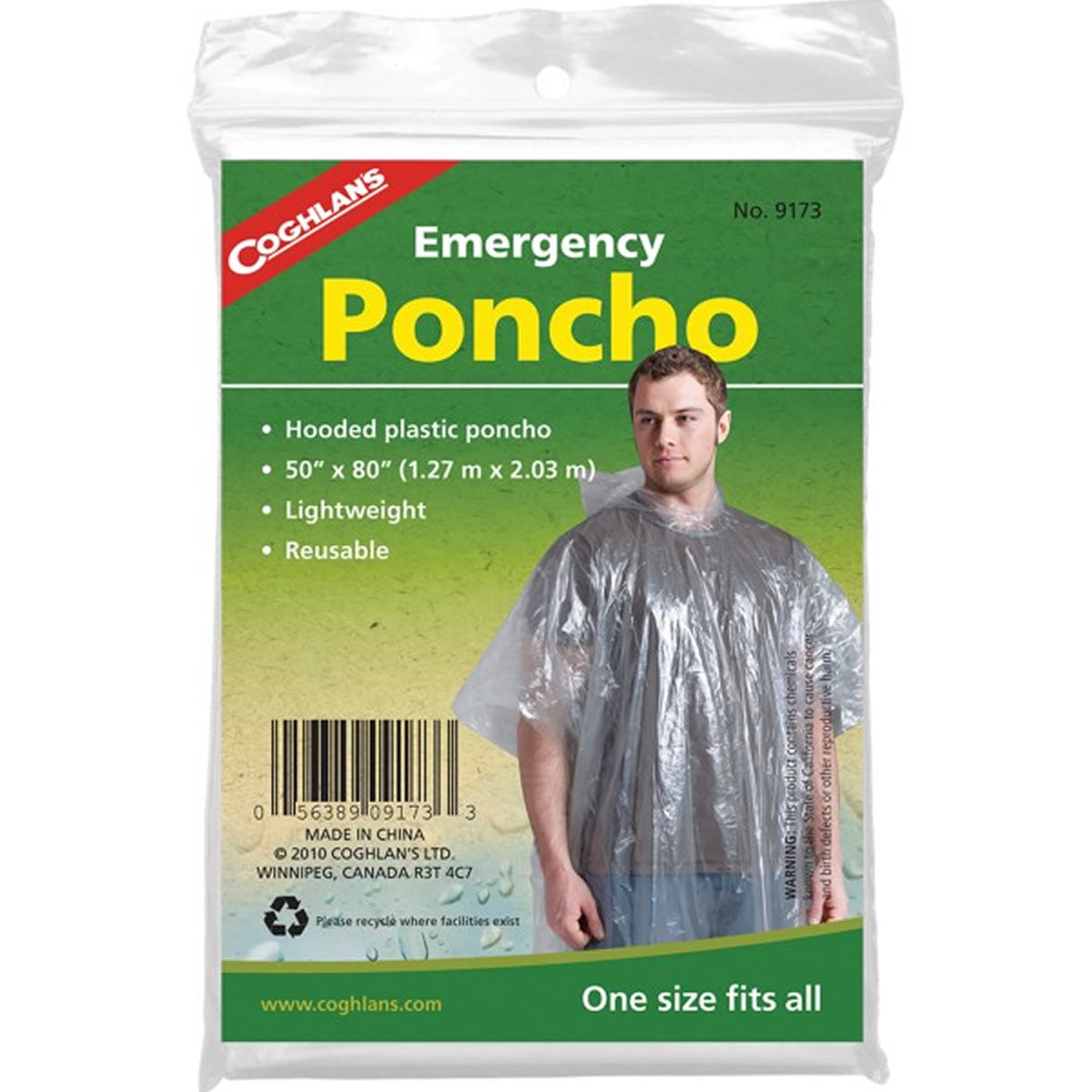 Pelerina Transparenta pentru Ploaie Coghlans Poncho