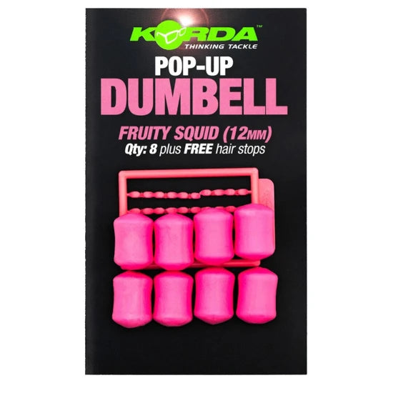 Pelete Artificiale Korda Pop Up Dumbell, Ib, Yellow, 16mm, 5buc/pac