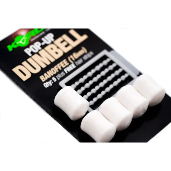 Pelete Artificiale Korda Pop Up Dumbell, Ib, Yellow, 8mm, 10buc/pac