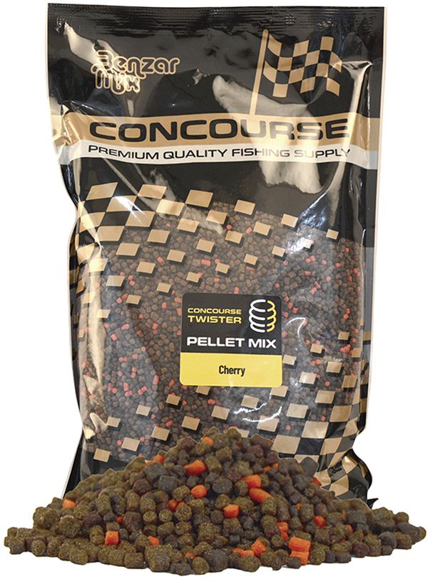 Pelete Benzar Mix Concourse Twister Pellet Mix, Cherry, 800g