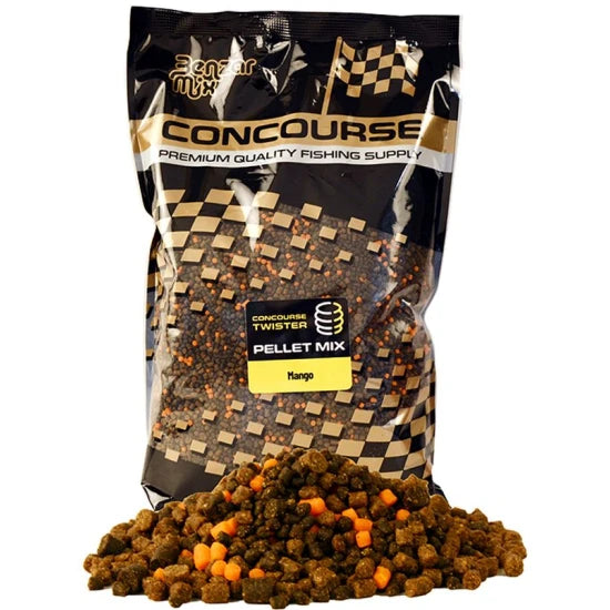 Pelete Benzar Mix Concourse Twister Pellet Mix, Mango, 800g