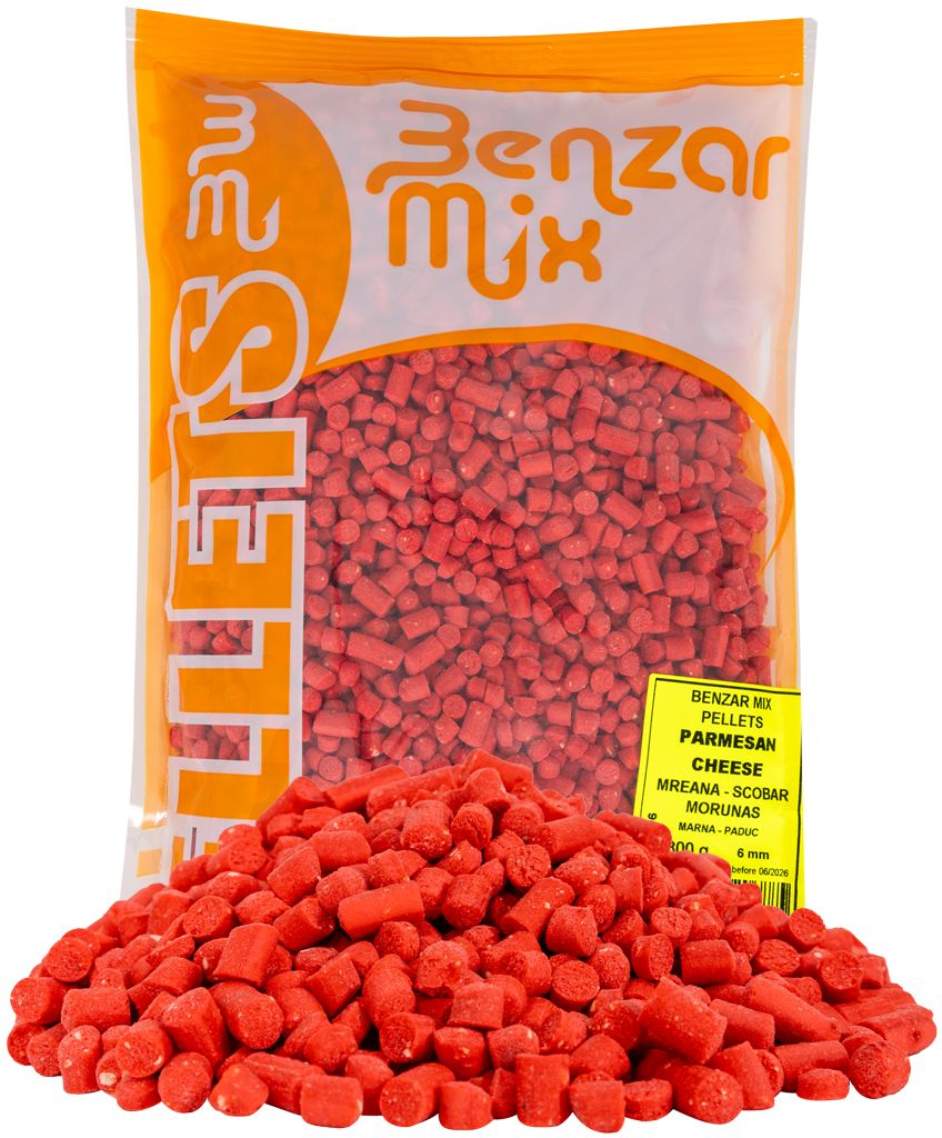 Pelete Benzar Mix, Parmezan, 10mm, 800g