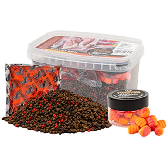Pelete Benzar Mix Summer Pellet Box + Wafters Benzar Twister, Sepia