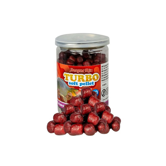 Pelete Benzar Mix Turbo Soft Long Life Krill-Somon 60g