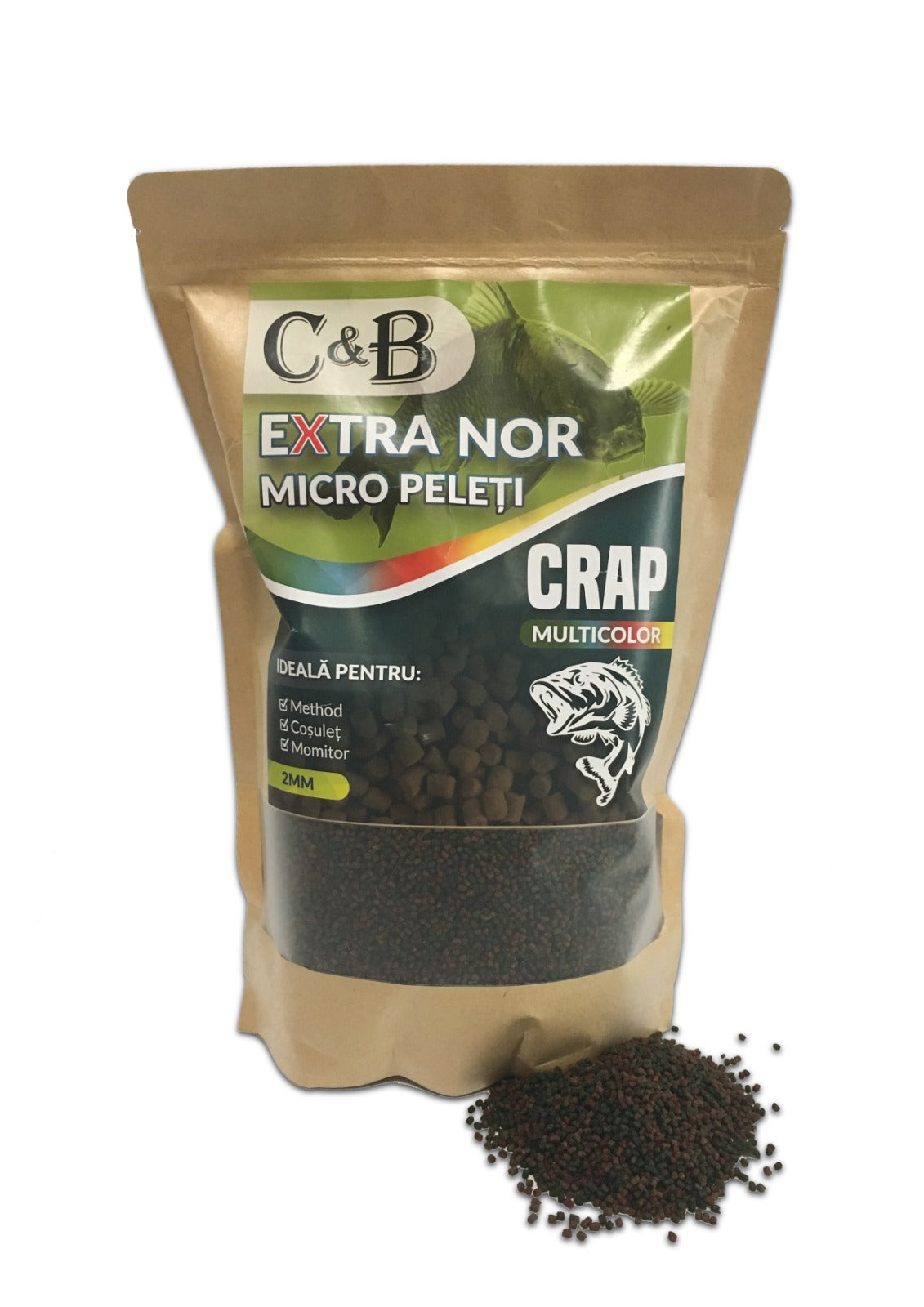 Pelete C&amp;B Extra Nor Micro Pelete 2mm 1kg
