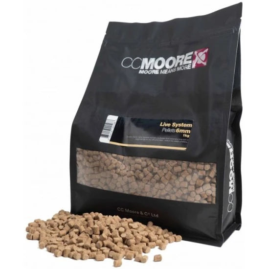 Pelete Cc Moore Pellets, Live Lystem, 3mm, 5kg