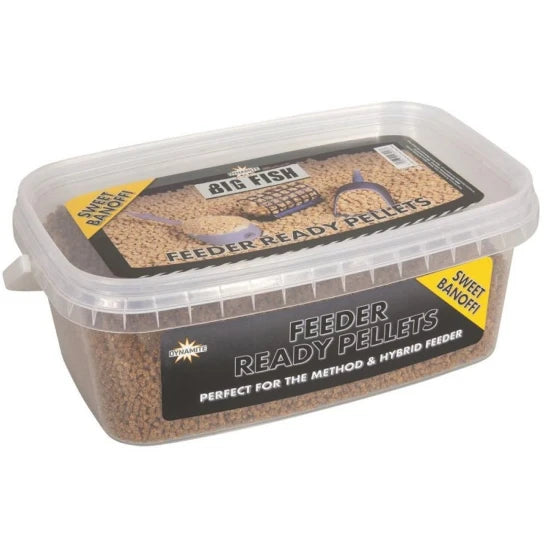 Pelete Dynamite Baits Big Fish Feeder Ready Sweet Banoffi 2mm, 1.2kg