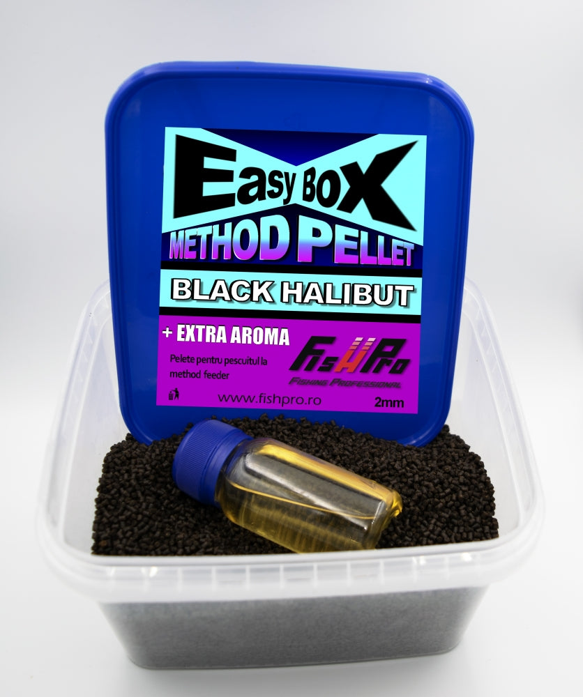 Pelete Easybox Method Pellet - Black Halibut