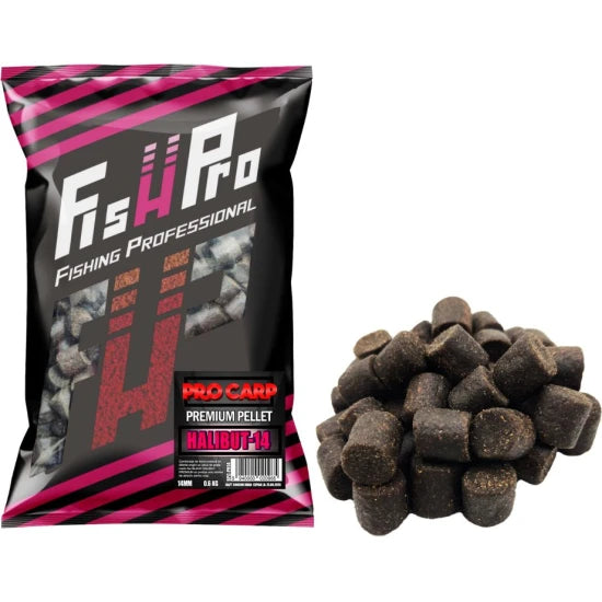 Pelete Fish Pro Carp, 14mm, Premium Halibut, 800g