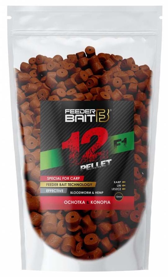 Pelete Feeder Bait Prestige, F1 Larva Libelula Canepa, 12mm 800g