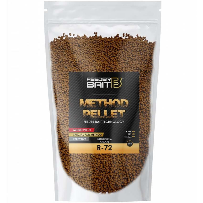 Pelete Feeder Bait R-72, Persica &amp; Ananas, 2mm, 800g