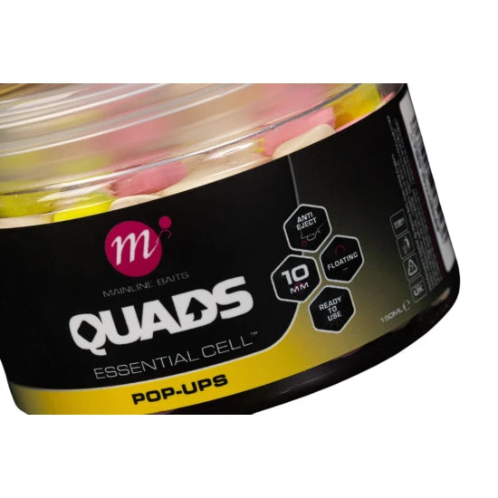 Pelete Flotante Mainline Quads, Link, 10mm, 150ml