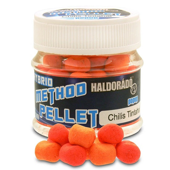 Pelete Haldorado Hybrid Method Pellet 20g Sepie cu Chili  Chili And Squid