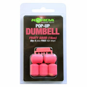 Pelete Korda Pop-up Dumbell 8mm Fruity Squid Roz 10buc/plic