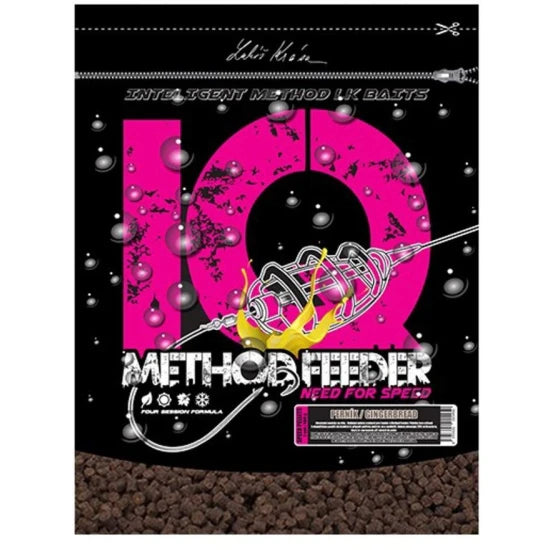 Pelete Lk Baits Iq Method Feeder Pellets, Gingerbread, 4mm, 600g