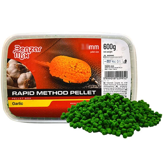 Pelete Method Benzar Mix Rapid Pellet, Usturoi, 1.5mm, 600g