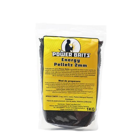 Pelete Power Baits Energy Pellets 2mm