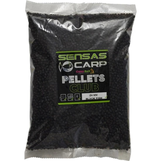 Pelete Sensas Club Black Fish, 4mm, 10kg