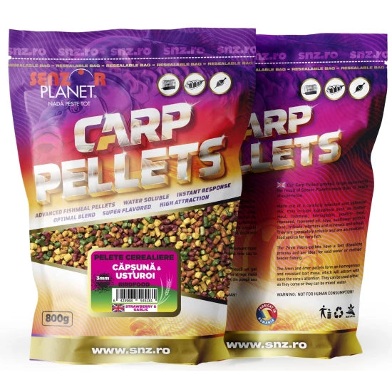 Pelete Senzor Cerealiere, Capsuna Usturoi, 3mm, 800g