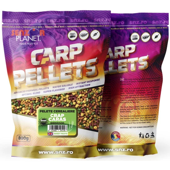 Pelete Senzor Cerealiere, Crap Caras, 3mm, 800g
