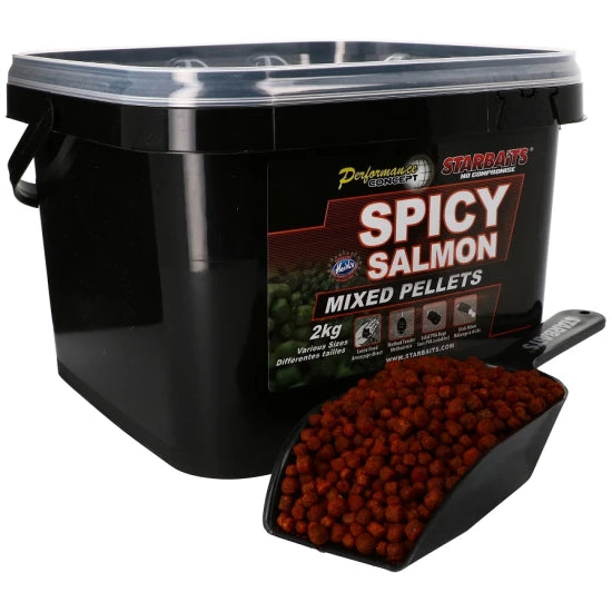Pelete Starbatis Mixed, Spicy Salmon, 2kg
