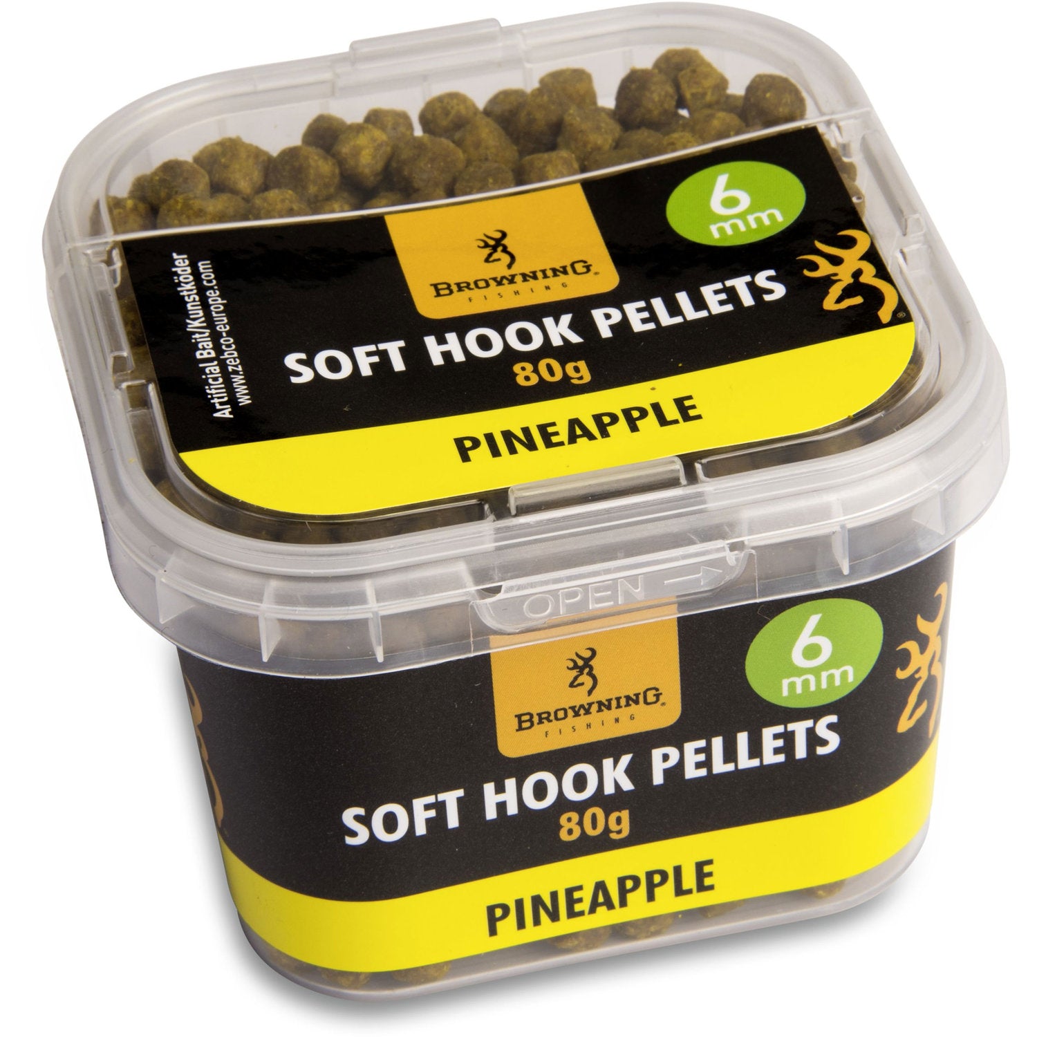 Pelete Soft Browning Soft Hook Pellets 8mm 80g Pineapple