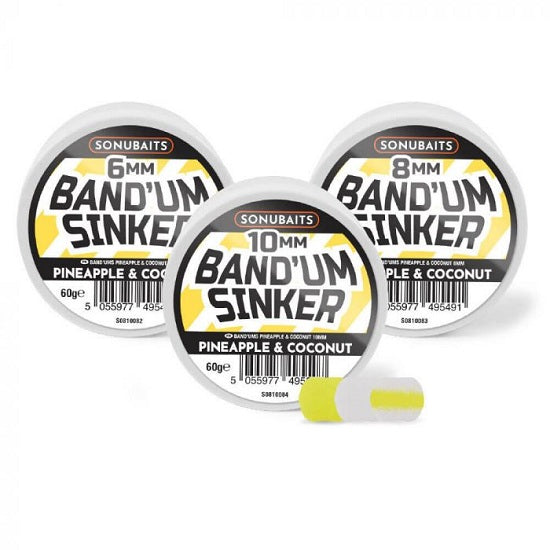 Pelete Sonubait Band'Um Sinkers Pineapple &amp; Coconut 8mm 60g