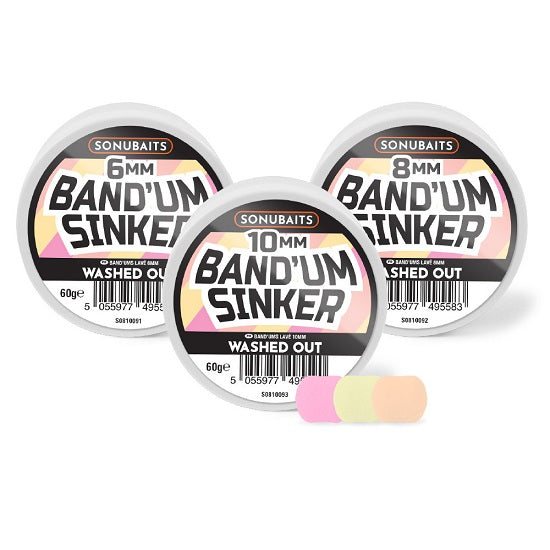 Pelete Sonubait Band'Um Sinkers Washed Out 8mm 60g