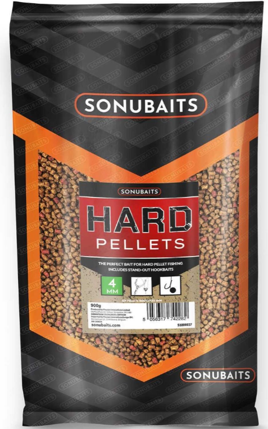 Pelete Sonubaits Hard Pellets, 8mm, 900g