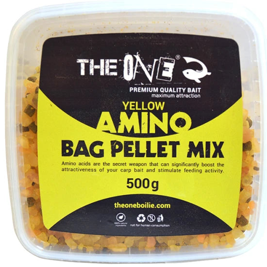 Pelete The One Bag Pellet Mix Amino, Yellow, 500g