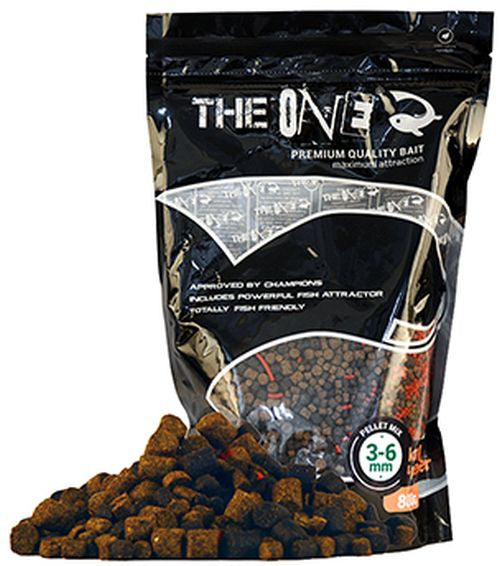 Pelete The One Pellet Mix, 3-6mm, Krill Pepper,  800g