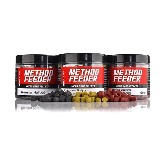 Pelete Winner Method Feeder Micro Band 6mm 120g Garlic Candy