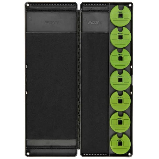 Penar Fox Edges Large Rig And Disc Box, 50 Pin, 7 Discs, 35.5x13x3.5cm