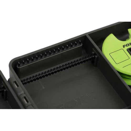 Penar Fox Edges Large Rig And Disc Box, 50 Pin, 7 Discs, 35.5x13x3.5cm
