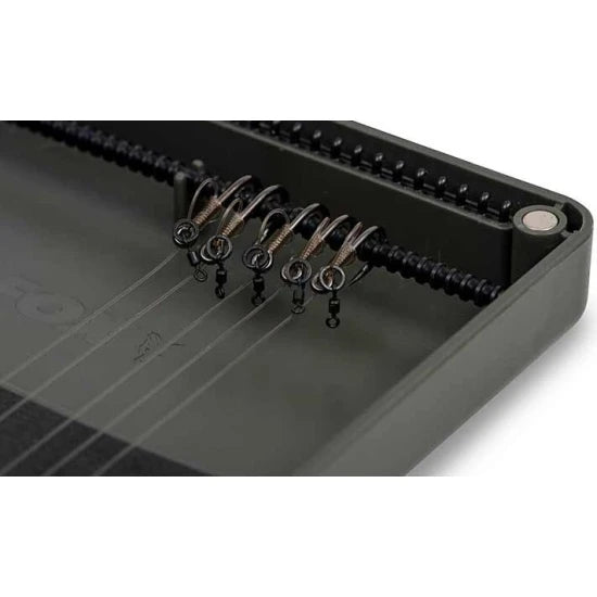 Penar Fox Edges Large Rig And Disc Box, 50 Pin, 7 Discs, 35.5x13x3.5cm