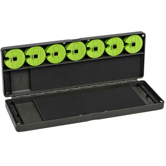 Penar Fox Edges Large Rig And Disc Box, 50 Pin, 7 Discs, 35.5x13x3.5cm