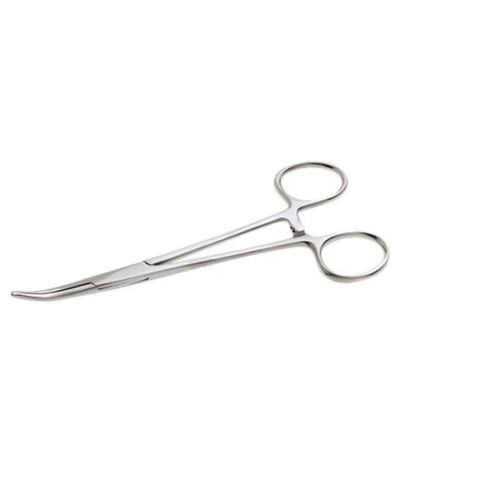 Pensa Curbata Foarfeca Zfish Pean Curved Forceps, 15cm, Argintie