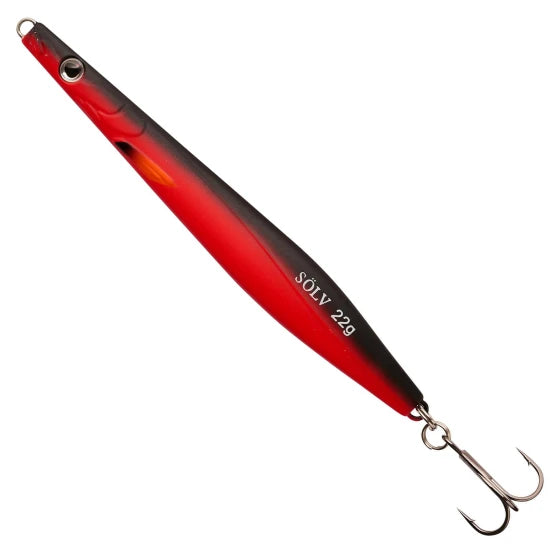Pilker Abu Garcia Solv Spirr, 22g, 12cm, Matte Red, 1buc/pac